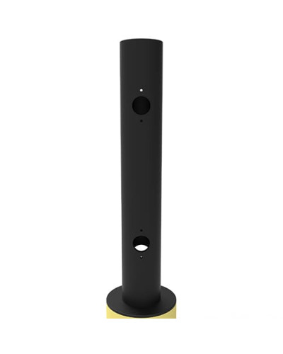 ECHO central post traffic barrier for Juliet swing gate, yellow-black - INCAPCORP. Buy in the online store.