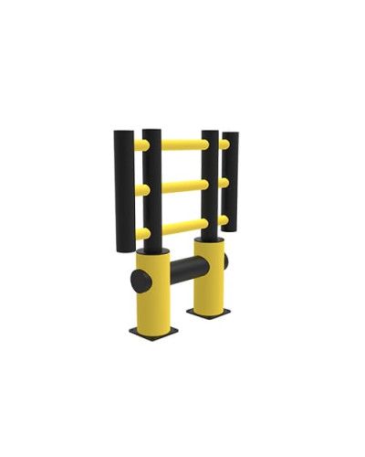 KILO Fixed Unit Machine Guard length 1 m, yellow-black, for Dowelling - INCAPCORP. Buy in the online store.