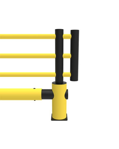 KILO Fixed Unit Machine Guard length 2 m, yellow-black, for Dowelling - INCAPCORP. Buy in the online store.