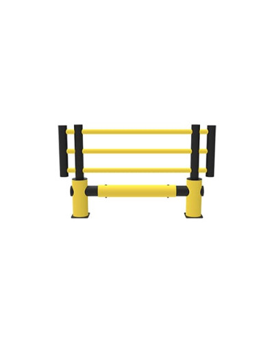 KILO Fixed Unit Machine Guard length 2 m, yellow-black, for Dowelling - INCAPCORP. Buy in the online store.