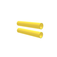 Traffic barrier 2-line HOTEL standard pipes D160 mm, yellow