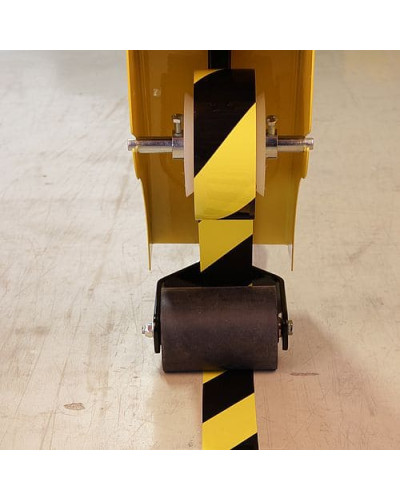 Floor marking tape INC-GS50, yellow-black. Buy in the online store.