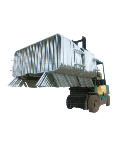 Hot-dip Galvanized Crowd Barrier | Site Safety - Online Shop