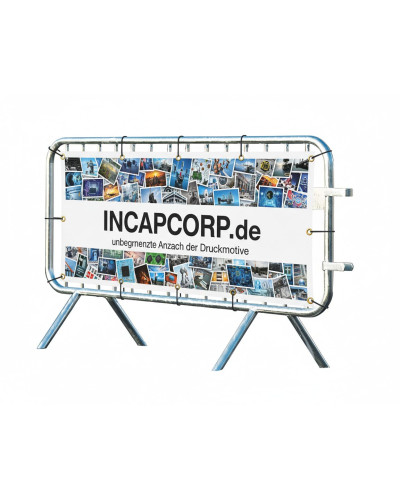 Crowd Barrier with Banner | Site Safety - Online Shop