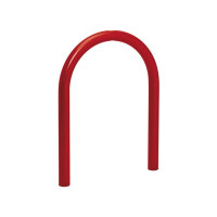 Bike Rack in Paperclip Shape D 60 mm, 1 Bike, PROCITY: Metal - Purple, for Embedding.