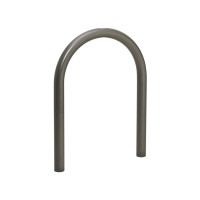 Fahrradbügel in Büroklammerform D 60 mm, 1 Fahrrad, PROCITY: Metall - Procity Grau, zum Einbetonieren