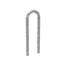 Bike rack in paperclip shape D 50 mm, 1 bike, PROCITY: Metal - Hot-dip Galvanized, for embedding.