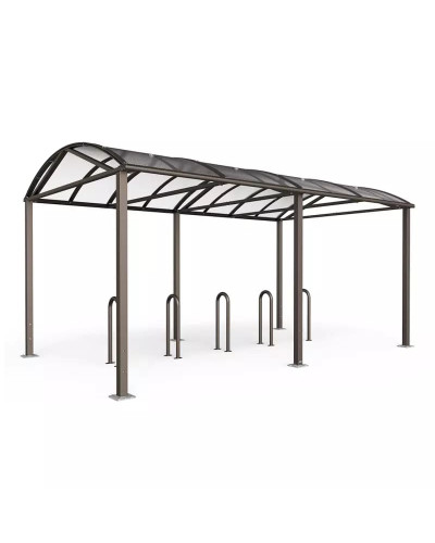 Buy Bicycle-shaped bike stand, D 50 mm, 1 bicycle, PROCITY: Metal - Silk Grey, for embedding. - Shop Online. Delivery Included.