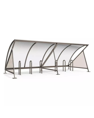 Buy Bicycle-shaped bike stand, D 50 mm, 1 bicycle, PROCITY: Metal - Silk Grey, for embedding. - Shop Online. Delivery Included.