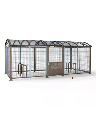 Buy Bicycle-shaped bike stand, D 50 mm, 1 bicycle, PROCITY: Metal - Silk Grey, for embedding. - Shop Online. Delivery Included.