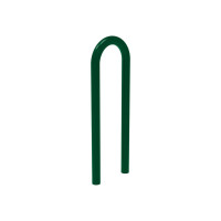 Bike Stand in Paperclip Shape D 50 mm, 1 Bicycle,  PROCITY: Metal - Moss Green, for Embedding