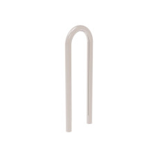 Bicycle-shaped bike stand, D 50 mm, 1 bicycle, PROCITY: Metal - Silk Grey, for embedding.