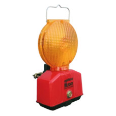 LED Warning Light Horizont | double-sided | Yellow | BASt-certified | Beacon Light for Construction Sites