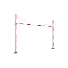 Universal Rotating Height Limiter, 5-7m Barrier Width, Height: 3.5-4m, Tension Cables - PROCITY.