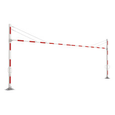 Height restrictor Universal, rotatable, 7-12m locking width, H: 1.9-2.5m, tension ropes - PROCITY.