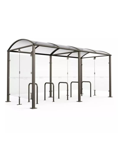 Buy Curved Bike Rack, 1 Bike, PROCITY: Metal - Hot-dip Galvanized, for Embedded Installation - Shop Online. Delivery Available.