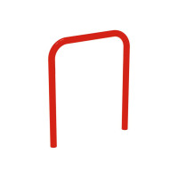 Bent Bike Rack, 1 Bike, PROCITY: Metal - Traffic Red, for Embedding.
