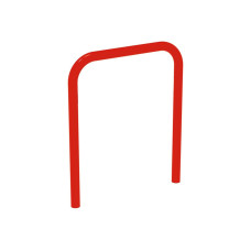 Bent Bike Rack, 1 Bike, PROCITY: Metal - Traffic Red, for Embedding.