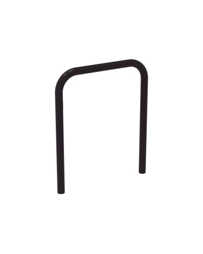 Buy Curved bike rack, 1 bike, PROCITY: Metal - Deep black, for embedding - Shop Online