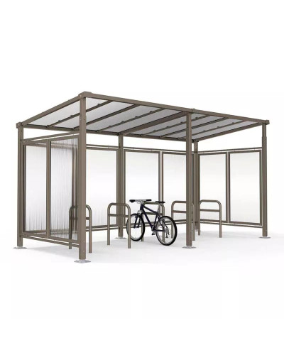 Buy Reinforced bike stand, 1 bike, PROCITY: steel - hot-dip galvanized, on floor plates online. Free delivery.