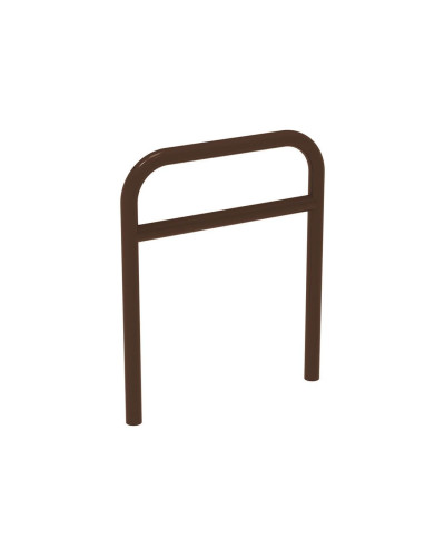 Buy Reinforced bike stand, 1 bike, PROCITY: Metal - Chocolate Brown, for embedding. - Shop Online