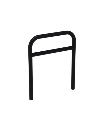 Buy Reinforced bike rack, 1 bike, PROCITY: Metal - Deep Black, for embedding in concrete. - Shop Online