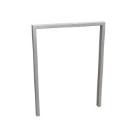 Bike Rack Milano, 1 Bike, Metall - Galvanized, for Embedding.