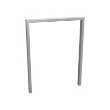 Bike Rack Milano, 1 Bike, Metall - Galvanized, for Embedding.