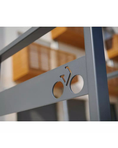 Buy Bike Rack Milano, 1 Bike, Metall - Galvanized, for Embedding - Shop Online