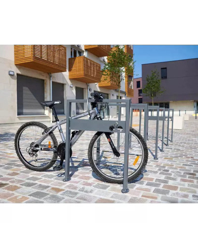 Buy Bike Rack Milano, 1 Bike, Metall - Galvanized, for Embedding - Shop Online