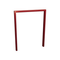 Bicycle rack Milano, 1 bike, PROCITY: Metal - purple, for embedding.