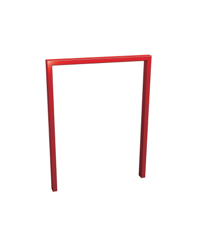 Buy Bike rack Milano, 1 bicycle, PROCITY: Metal - Traffic red, for embedding Online - Shop