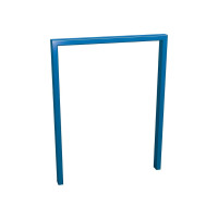 Bicycle Stand Milano, 1 Bike, PROCITY: Metal - Enzian Blue, for Embedding