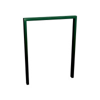 Bike rack Milano, 1 bike, PROCITY: Metal - Moss Green, for embedding