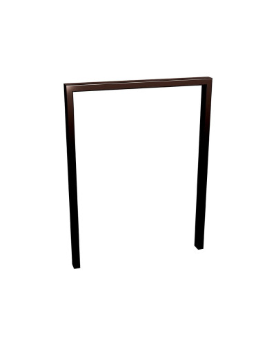 Buy Bicycle rack Milano, 1 bike, PROCITY: Metal - Chocolate Brown, for embedding online - Shop now