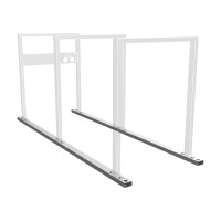 Frame for multiple leaning system, extension, 3 bicycles, PROCITY: Metal - Hot-Dip Galvanized, free standing.