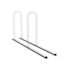 Frame for Multiple Leaning System, 2 Bicycles, PROCITY: Metal - Hot-dip Galvanized, Free-standing.