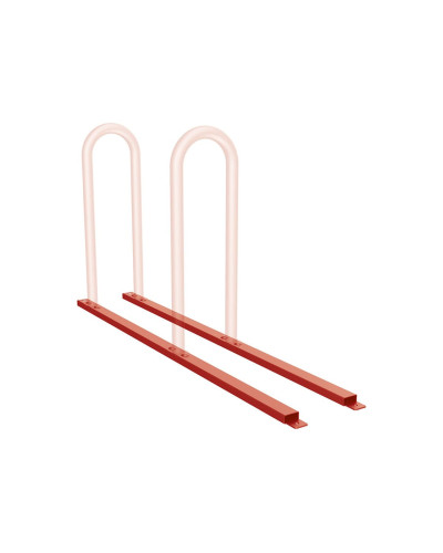Buy Frame for Multiple Leaning System, 2 Bicycles, PROCITY: Metal - Purple, freestanding Online - Shop. Delivery.