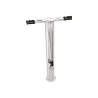 Bicycle Repair Station, 2 bikes, PROCITY: Metal - Silk Gray, with anchor rods.