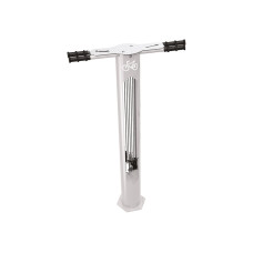 Bicycle Repair Station, 2 bikes, PROCITY: Metal - Silk Gray, with anchor rods.