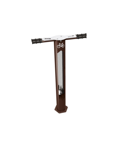 Buy Bicycle Repair Station, 2 Bicycles, Procity: Metal - Chocolate Brown, with anchor rods. - Buy in the online store.