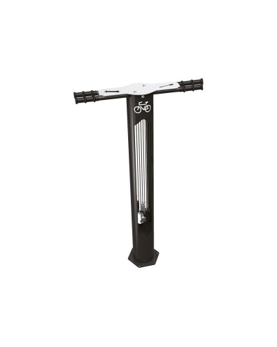 Buy Bicycle Repair Station, 2 Bikes, PROCITY Metal - Deep Black, with Anchor Bars - Shop Online for Delivery