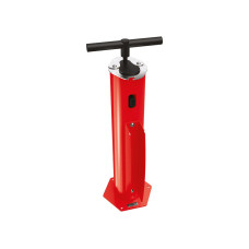 Bicycle Repair Station, 1 Bicycle, ProCity: Metal - Traffic Red, with Anchor Bars.