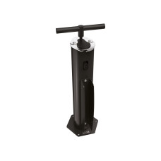 Bicycle Repair Station, 1 bicycle, PROCITY: Metal - Deep Black, with anchor bars.