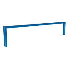 Randschutzbügel und Motorradständer Milan, 2 Fahrräder, PROCITY: Stahl, 5010, zum Einbetonieren