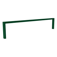 Randschutzbügel und Motorradständer Milan, 2 Fahrräder, PROCITY: Stahl, 6005, zum Einbetonieren