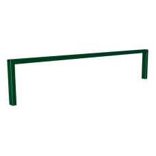 Randschutzbügel und Motorradständer Milan, 2 Fahrräder, PROCITY: Stahl, 6005, zum Einbetonieren