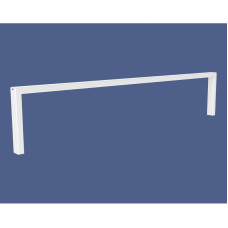 Edge protection bar and motorcycle stand Milan, 2 bicycles, PROCITY: steel, 9010, for embedding.