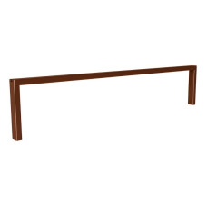 Randschutzbügel und Motorradständer Milan, 2 Fahrräder, PROCITY: Stahl, S025, zum Einbetonieren