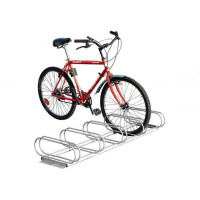 Bicycle Stand Eco, 5 Bicycles, PROCITY: Metal - Galvanized, Free-standing.